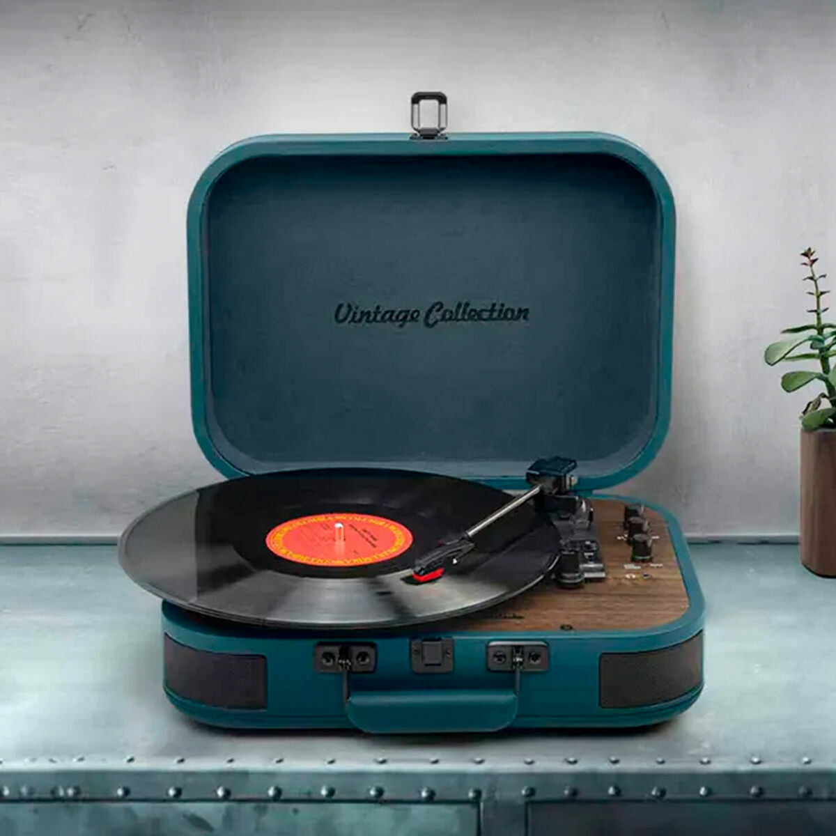 Record Player Muse Blue-2