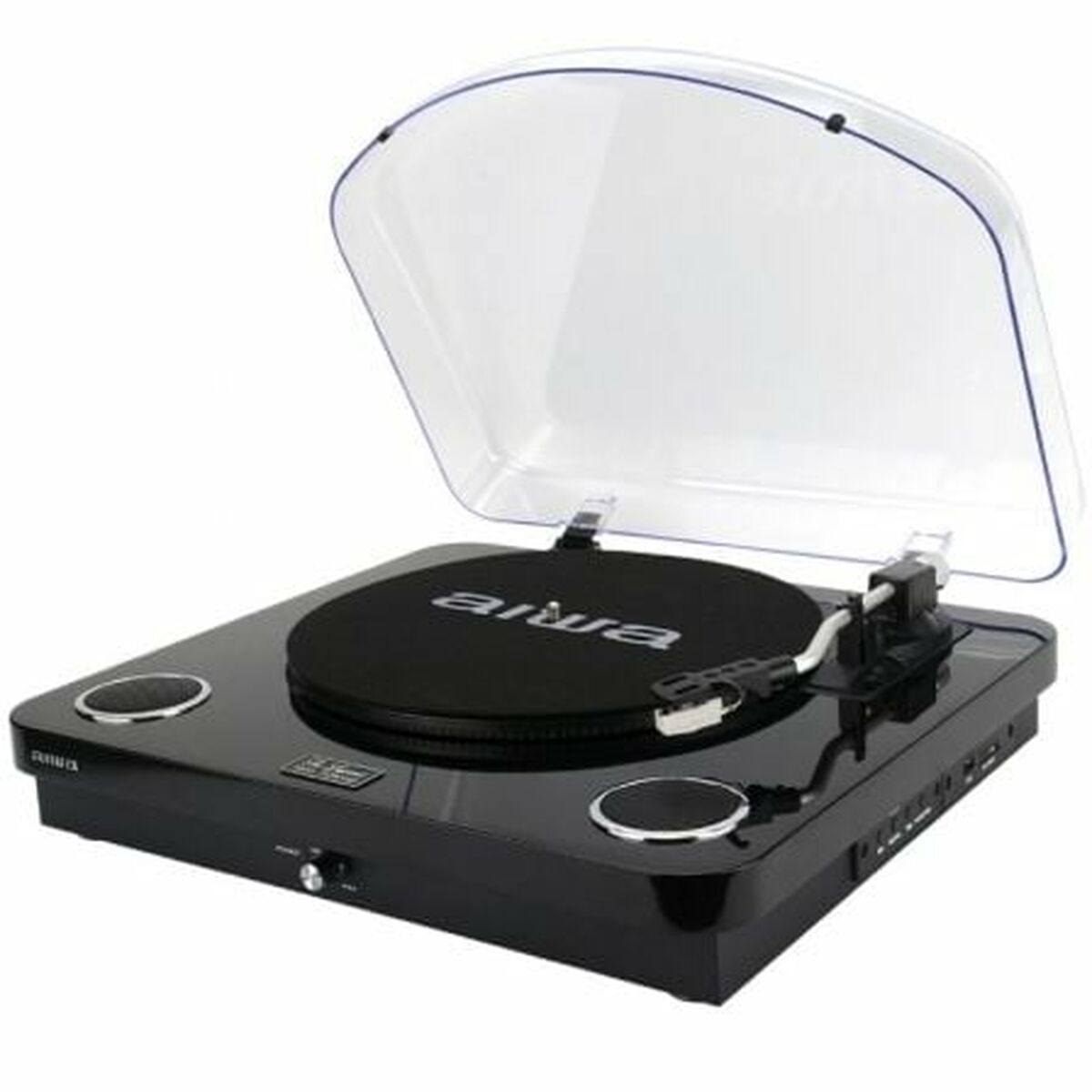 Record Player Aiwa GBTUR120BKMKII Black-1